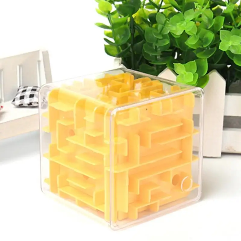 Дети 3D лабиринт куб головоломка игрушка Забавный баланс тренировка развитие