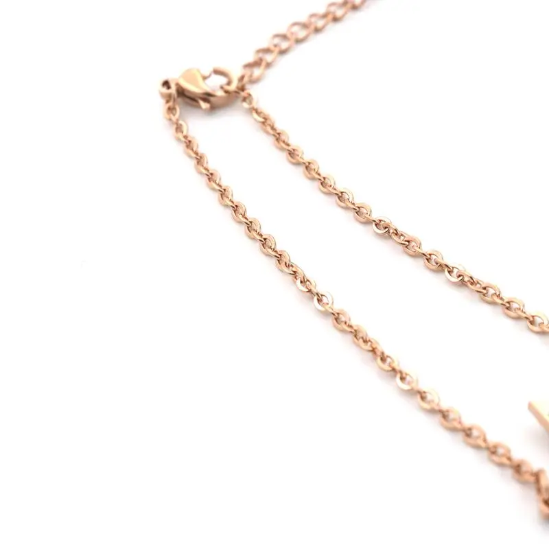 Розовое золото бумажный журавль браслет влюбленных Пара Серебряный