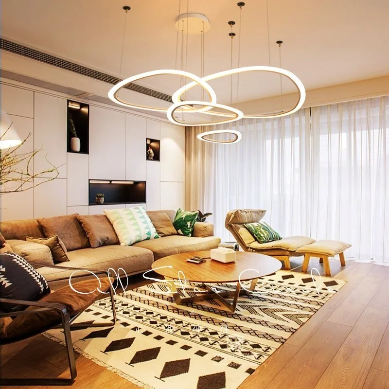 

Creative DIY LED Chandelier White chandelier lighting Living Room Bedroom lampadari Suspension Luminaire Home Modern Chandelier