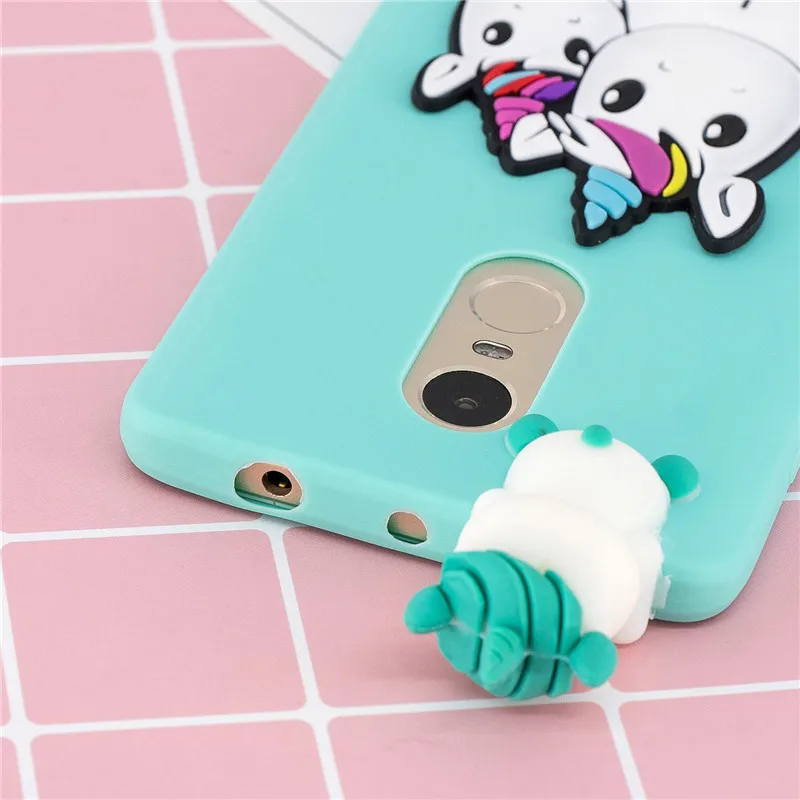 Для Xiaomi Redmi Note 4X чехол для Coque Xiomi Xiaomi Redmi Note 4 4X чехол 3D единорог панда кукла игрушка Мягкий силиконовый чехол для телефона