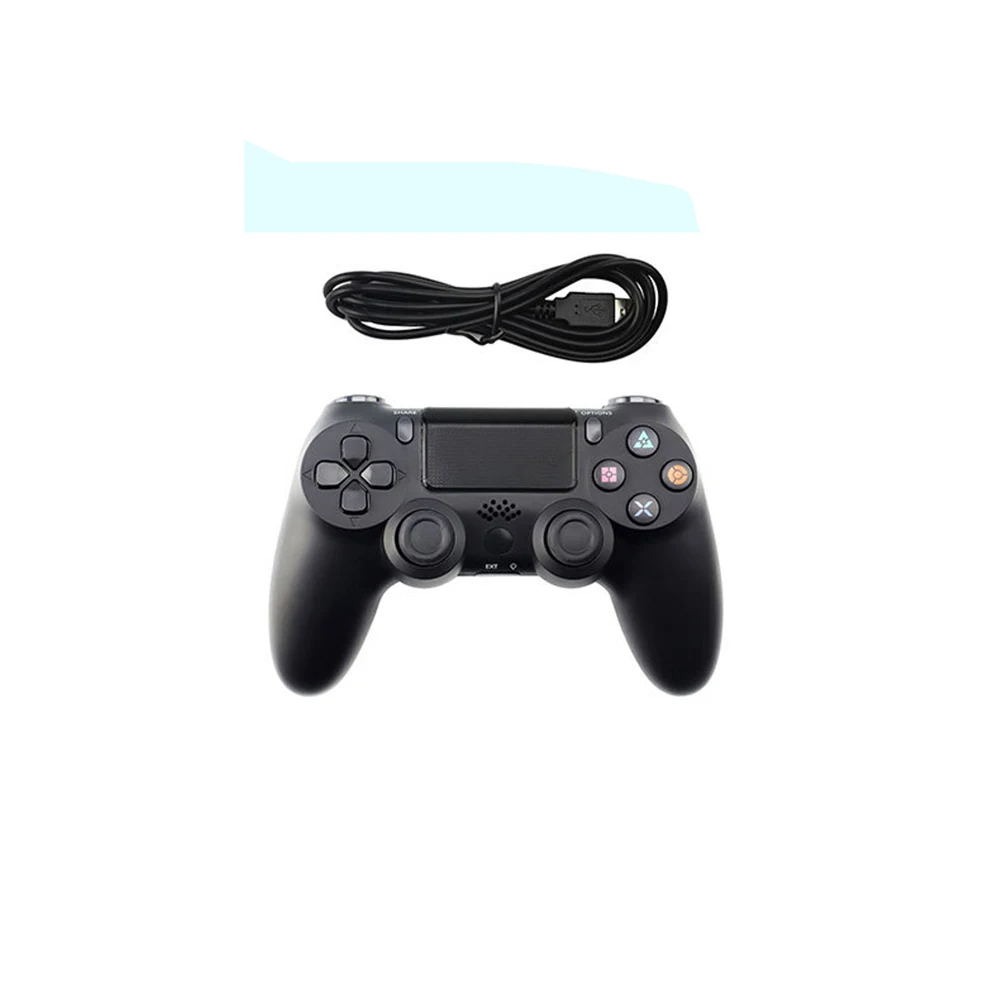 black Беспроводной джойстик Bluetooth беспроводной джойстик для контроллера PS4 портативный консольный контроллер для Ps4 перезаряжаемый легкий - Цвет: black