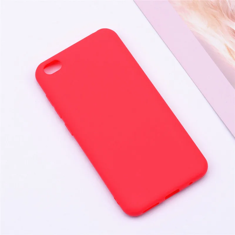Чехол для Xiaomi Redmi Go на Redmi Go 5,0, силиконовый мягкий чехол на заднюю панель, чехол для Xiomi Xiaomi Redmi Go, чехол для телефона s, Fundas Coque - Цвет: Red