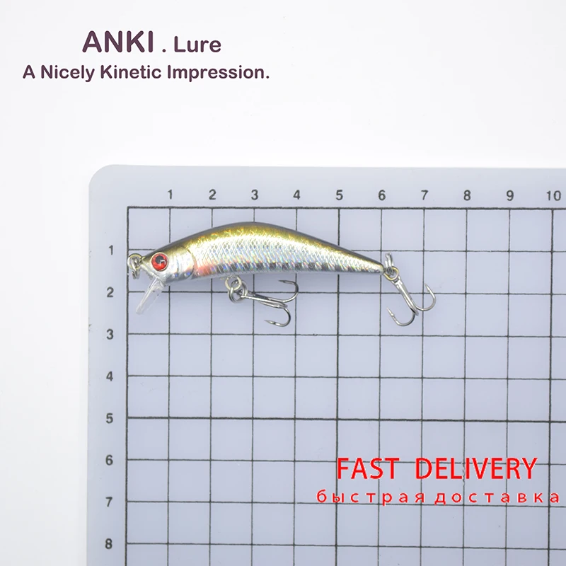 ANKI Japan Tricoroll 60S 4 5g 60mmRattle блесна для радужной форели рыболовная приманка Тонущая
