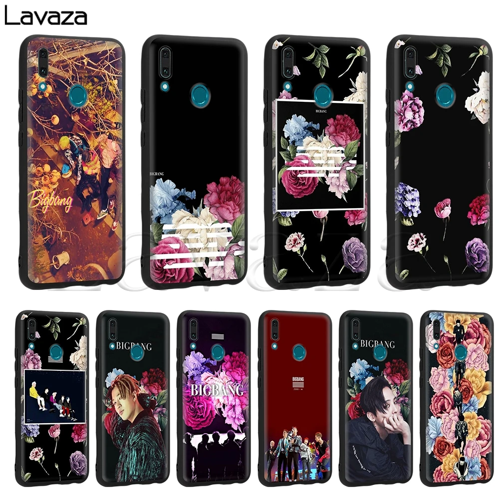 Чехол BIGBANG с цветами для Huawei Mate 10 P8 P9 P10 P20 P30 P40 Y7 Y9 Lite Pro Max P Smart Mini 2017 2019 2018|Бамперы| |