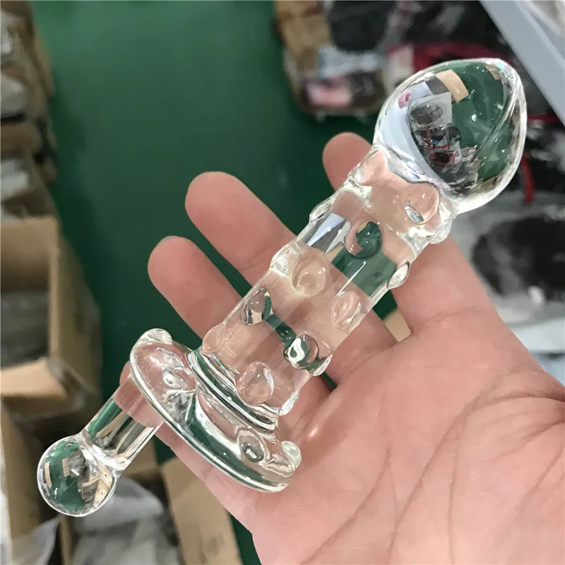 Фаллоимитатор Pyrex со стеклянной анальной пробкой фаллоимитатор для геев