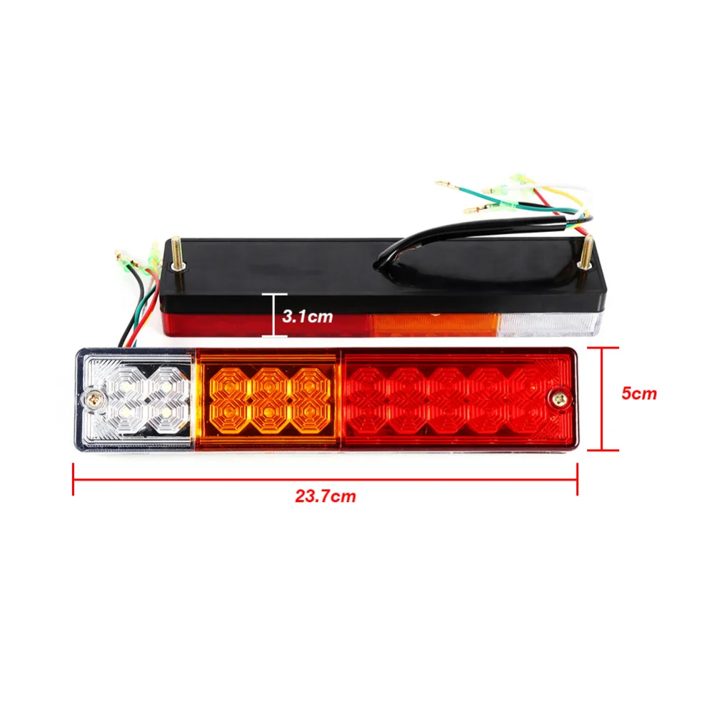 2 шт. 12V/24V прицеп света светодиодный Стоп задний стоп сигнал Фары заднего хода