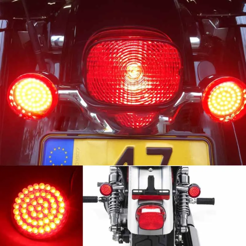 Светодиодный светильник для мотоцикла с поворотным сигналом Harley Dyna