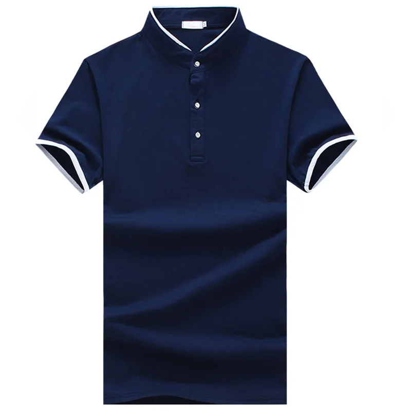 TANGNEST 2019 Hot Sale Business Polo Shirt Plus 5 Colors Slim Short-sleeve Good Quality Men Size 5XL MTP465 | Мужская одежда