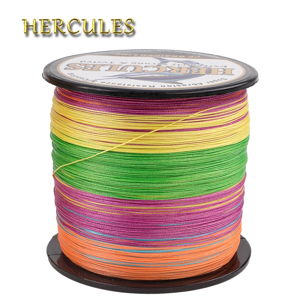 Hercules плетеная леска 8 нитей Multifila для мужчин t Sea 10 300 фунтов PE 100 м 2000 рыболовный