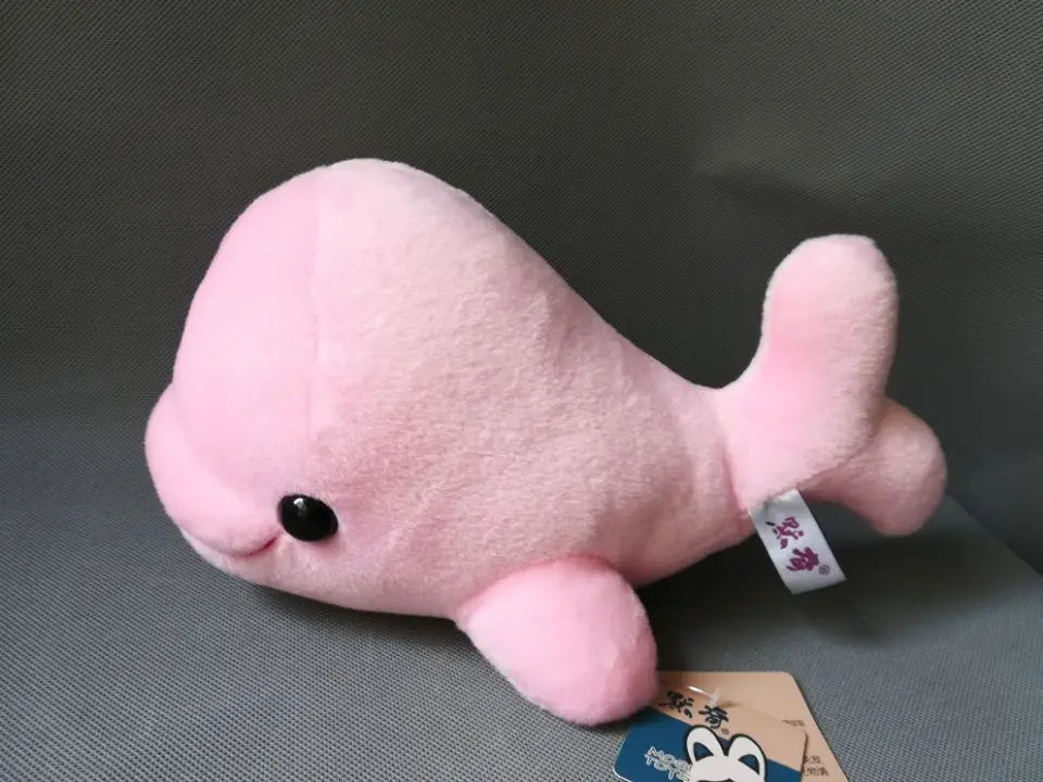 

lovely cartoon pink whale plush toy about 30cm soft toy pillow birthday gift h0947