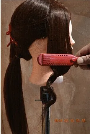 Голова манекен из 85% натуральных человеческих волос 60 см|mannequin training head|training