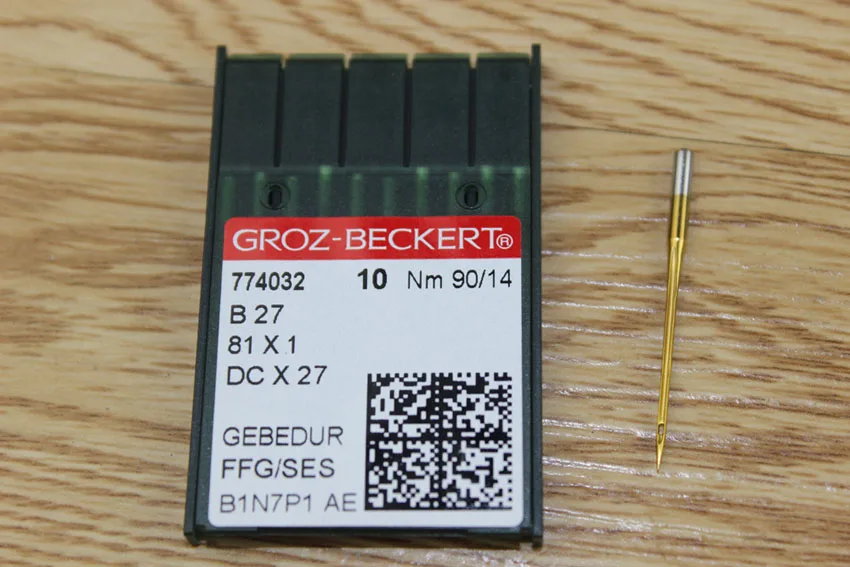 GROZ BECKERT Промышленные Швейные иглы для швейной машины DCx27/B27 20 шт. (2 упаковки)/Лот