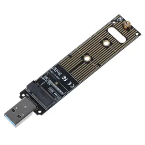 Портативный высокопроизводительный адаптер NVME к USB M.2 SSD на карту Type-A, USB 3,1 Gen 2 Bridge, чип для M2 SSD Key M для Windows XP7