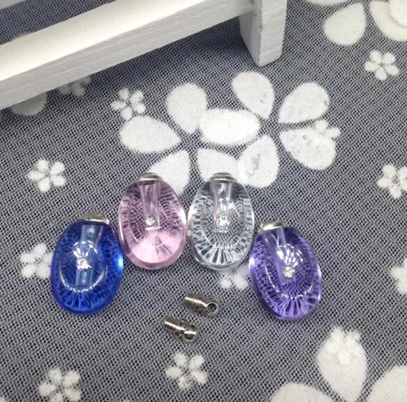 100 шт./лот прозрачная подвеска в форме капли кристальная флакон для духов с