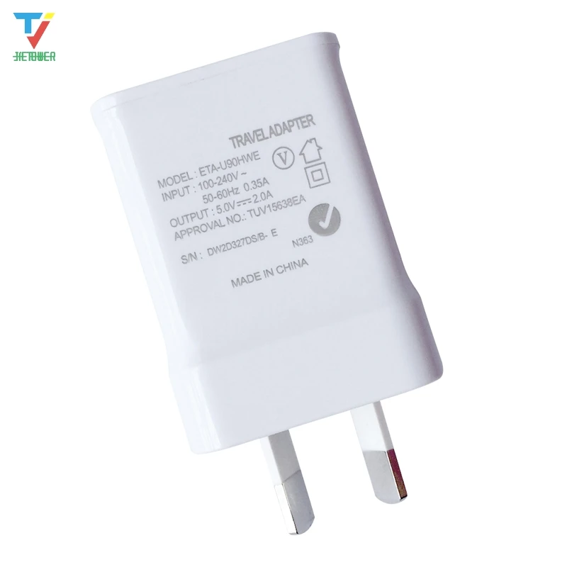 

300pcs/lot 5V 2A AU Wall Charger Home AC Travel Adapter wall charger plug for samsung Cell phone wholesale cheap