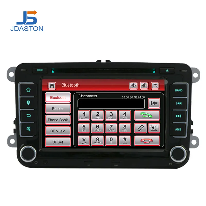 Автомобильный DVD плеер JDASTON 2 din для Skoda Volkswagen VW Passat B6 Polo Golf Touran Sharan Jetta Caddy T5 Tiguan Seat