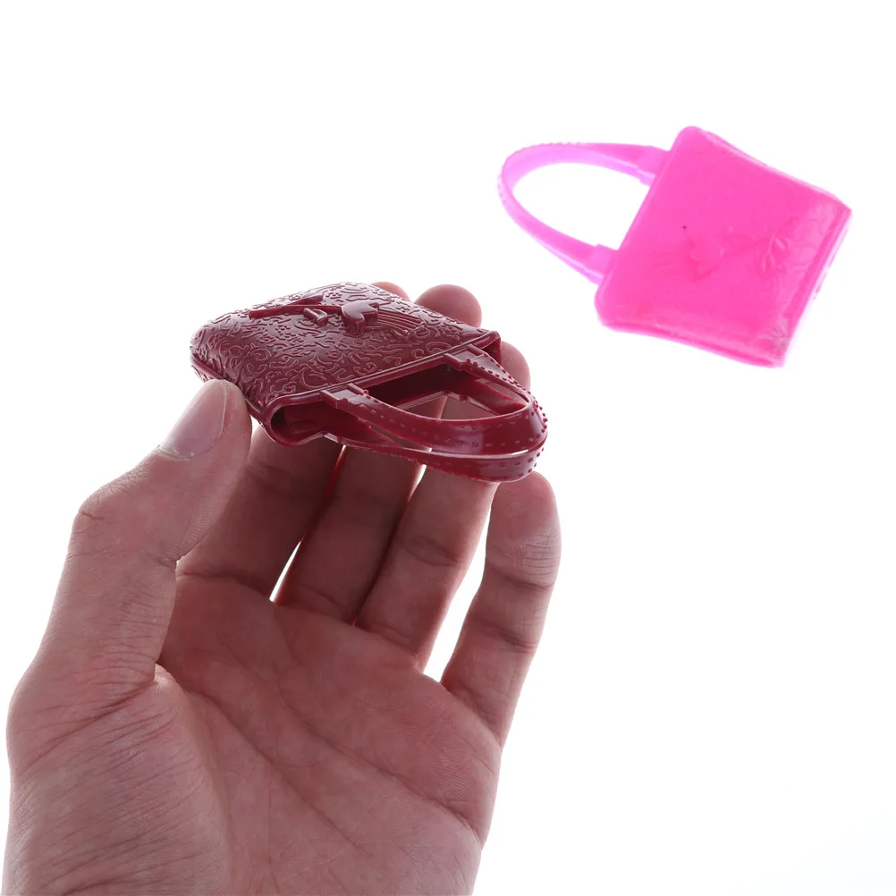 Мини-сумка детская игрушка в подарок случайный цвет сумка для куклы аксессуары