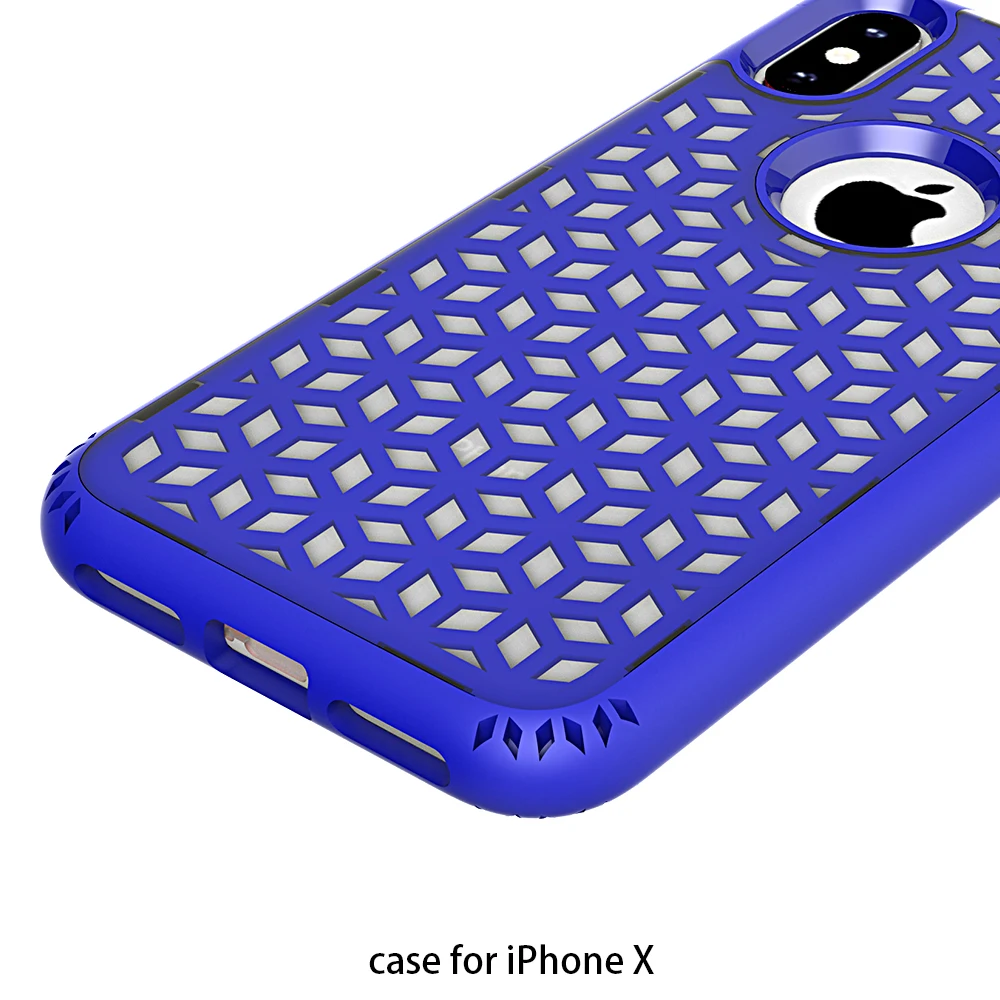 Птичья комната чехол для iPhone X 8 7 Plus Сетчатый Дизайн ТПУ бампер край 6 6S | Мобильные