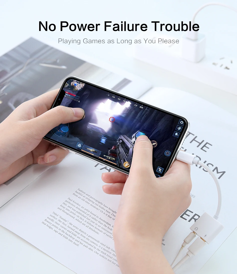 Адаптер 2 в 1 для iPhone X XS XR 7 8 Plus Plug Play аудио IOS 3,5 10,2 зарядное устройство конвертер для освещения 10,3 мм