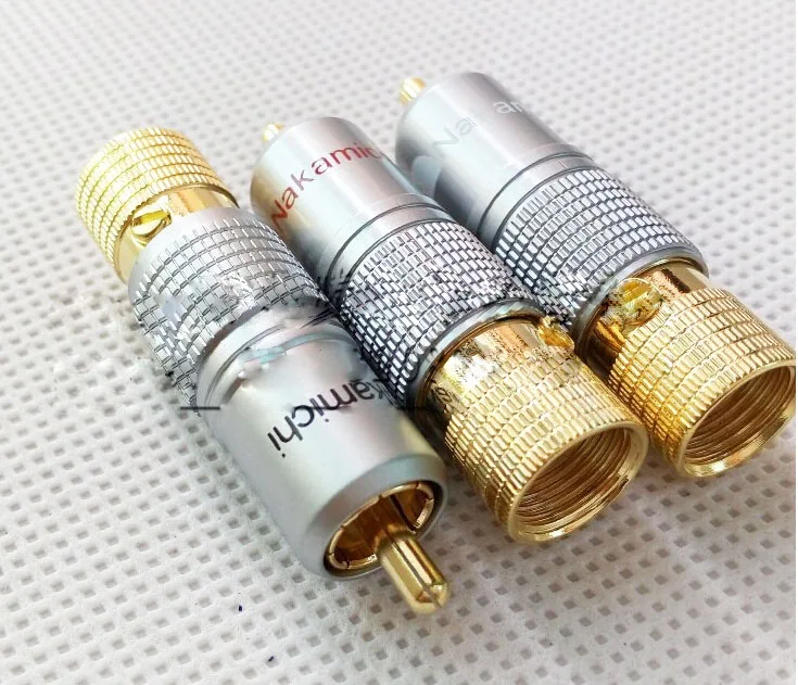 50 шт. Позолоченные NAKAMICHI RCA заглушка не разъем под пайку разъем|connectors gold|connector