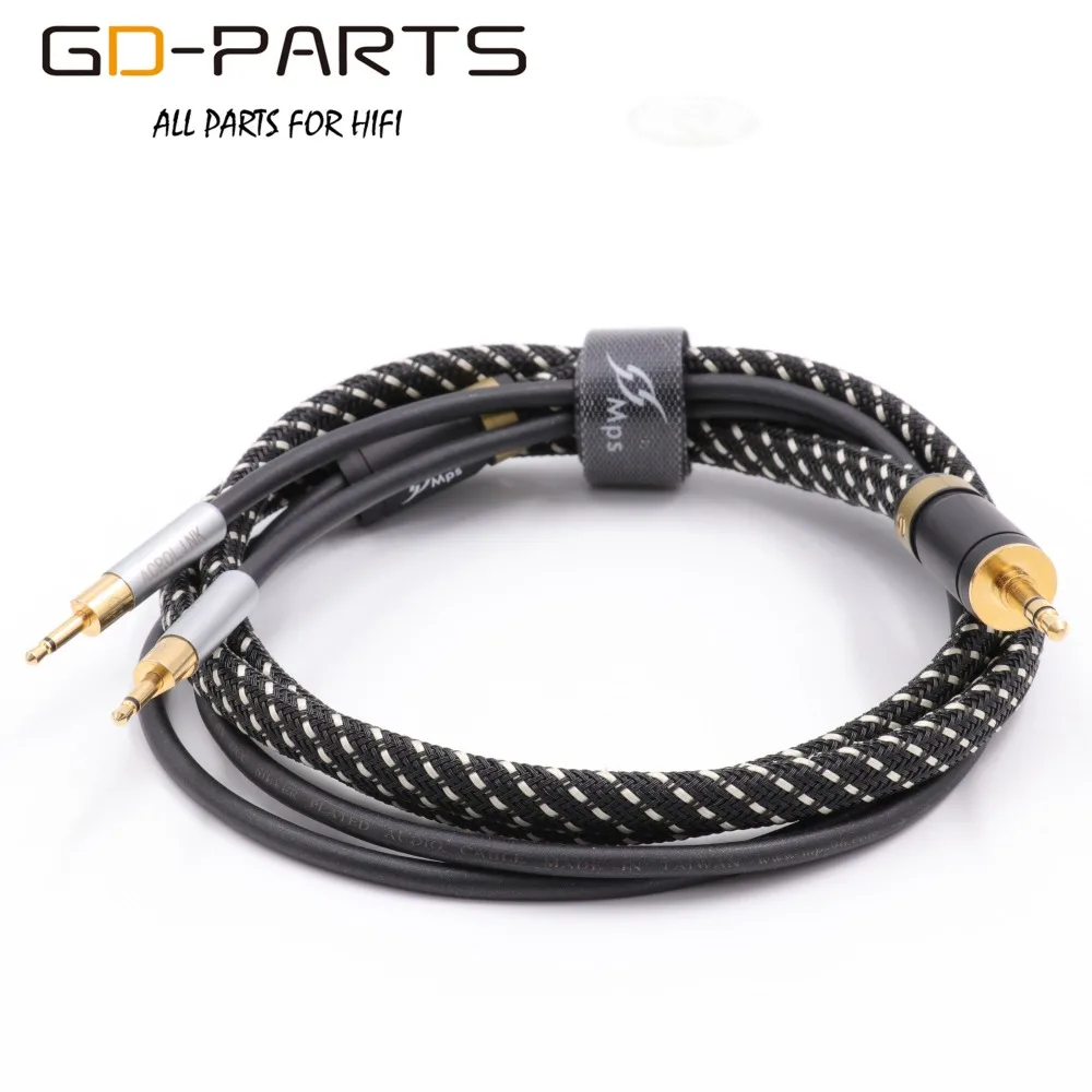 MPS 99.9999% 6N OCC OCCS кабель для наушников обновленный провод HD700 Hifi аудио 3 5 мм папа до 2 Y