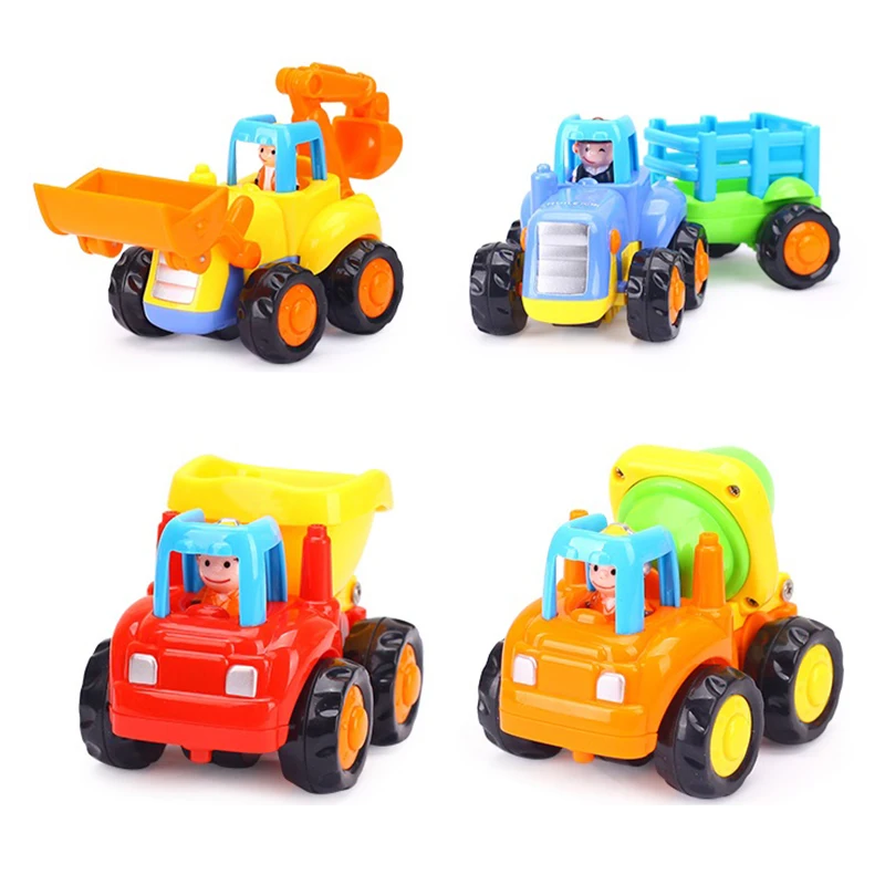 Детские Игрушки Грузовик Классический инерционный автомобиль мини Инженер