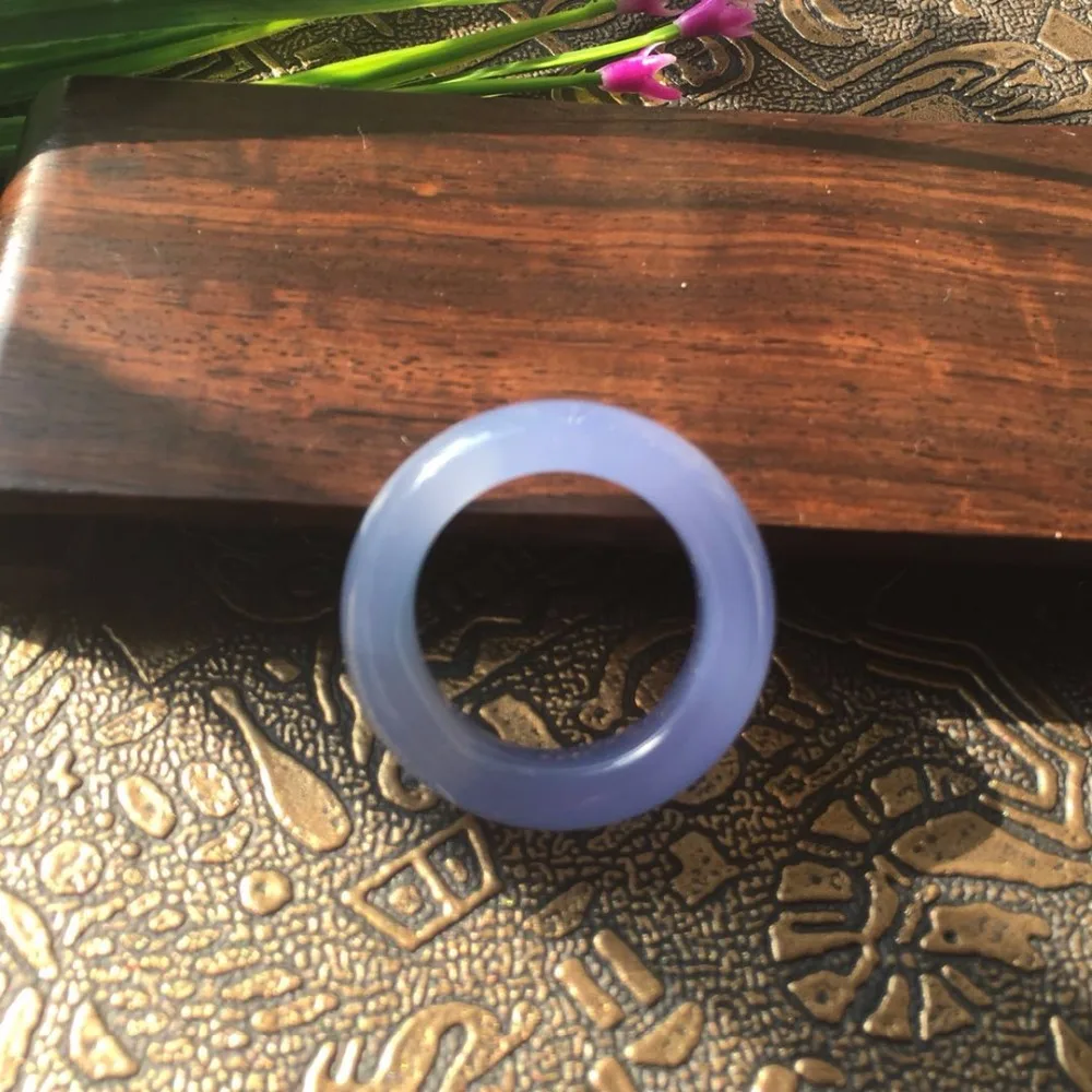 Мужское кольцо из натурального нефрита белого и желтого Агата | Украшения