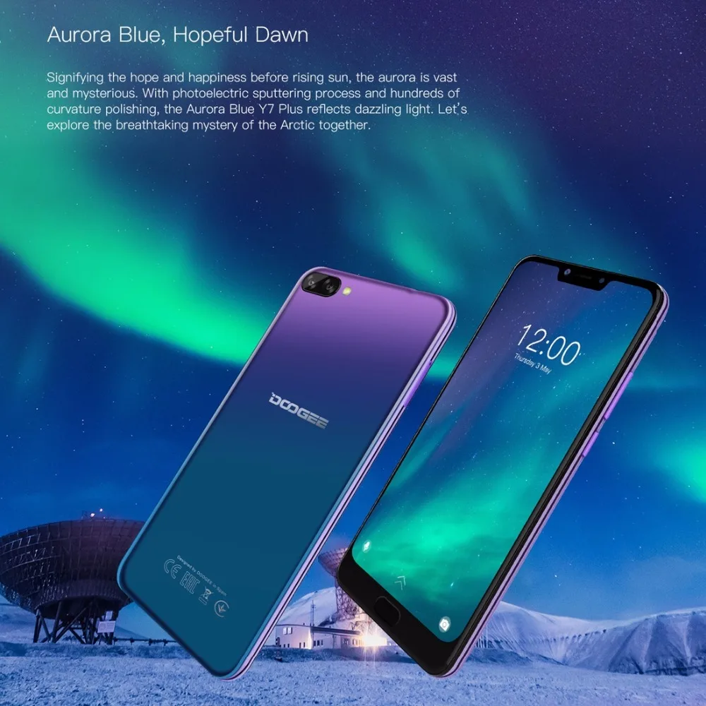 DOOGEE Y7 Plus мобильный телефон 6 18 дюймов 1080*2246 экран MTK6757 Восьмиядерный 2 5 ГГц ГБ ОЗУ 64