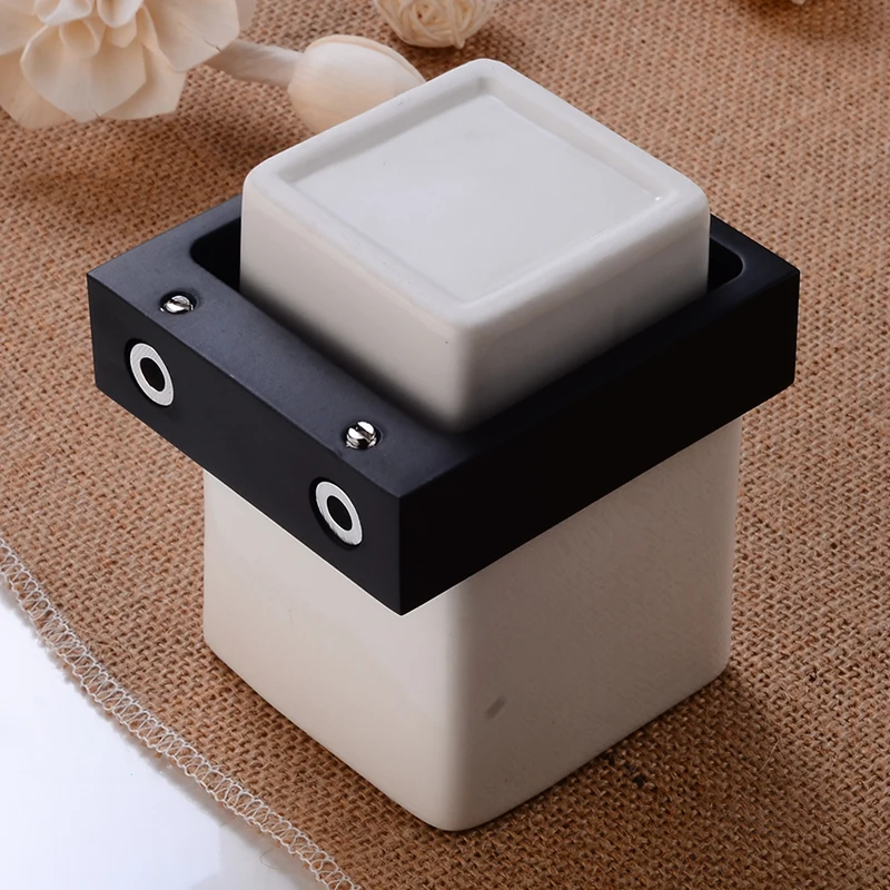 Настенная подставка для зубных щеток держатель стакана аксессуары ванной