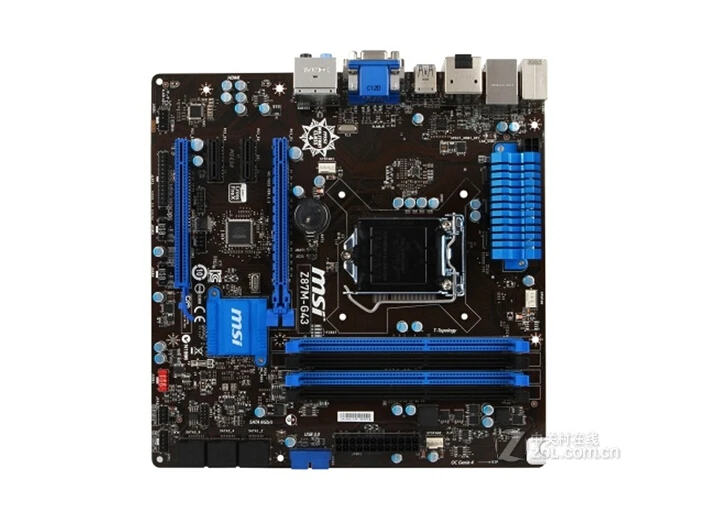 Оригинальная материнская плата MSI B75MA-P45 LGA 1155 DDR3 с поддержкой 22nm B75 настольных материнских плат