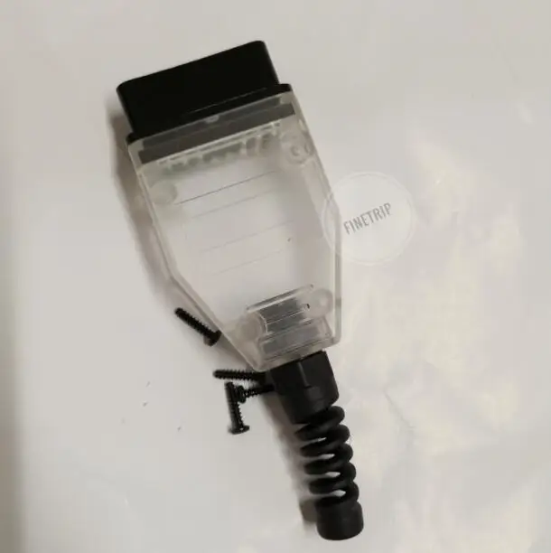 FINETRIP синий/белый/черный 100 шт. J1962 автомобильный OBD2 16Pin разъем штекер OBD адаптер проводка диагностический инструмент - Цвет: c394029white