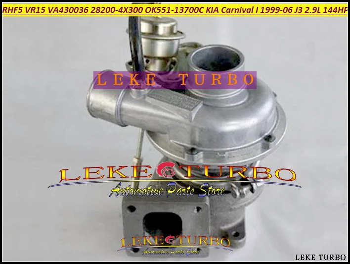 Бесплатная доставка RHF5 VA430036 28200 4X300 OK551 13700C VR15 VR12A Турбокомпрессор Для KIA Carnival I 2.9L