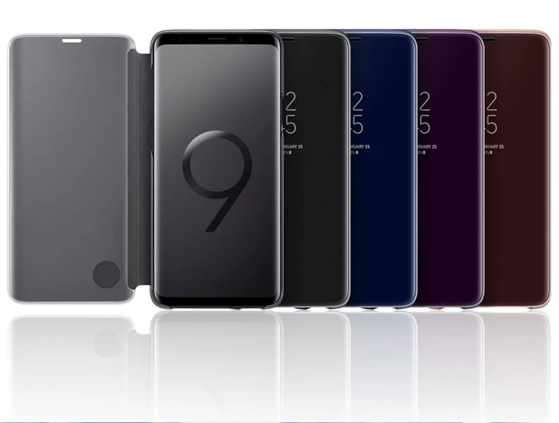 Вертикальный зеркальный защитный чехол Samsung для телефона GALAXY S9 + Plus G9650 G9600 тонкий