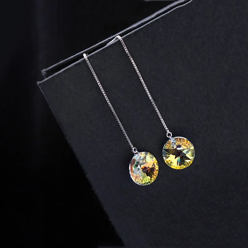 Женские серьги-пусеты BAFFIN модные из стерлингового серебра 925 пробы с кристаллами