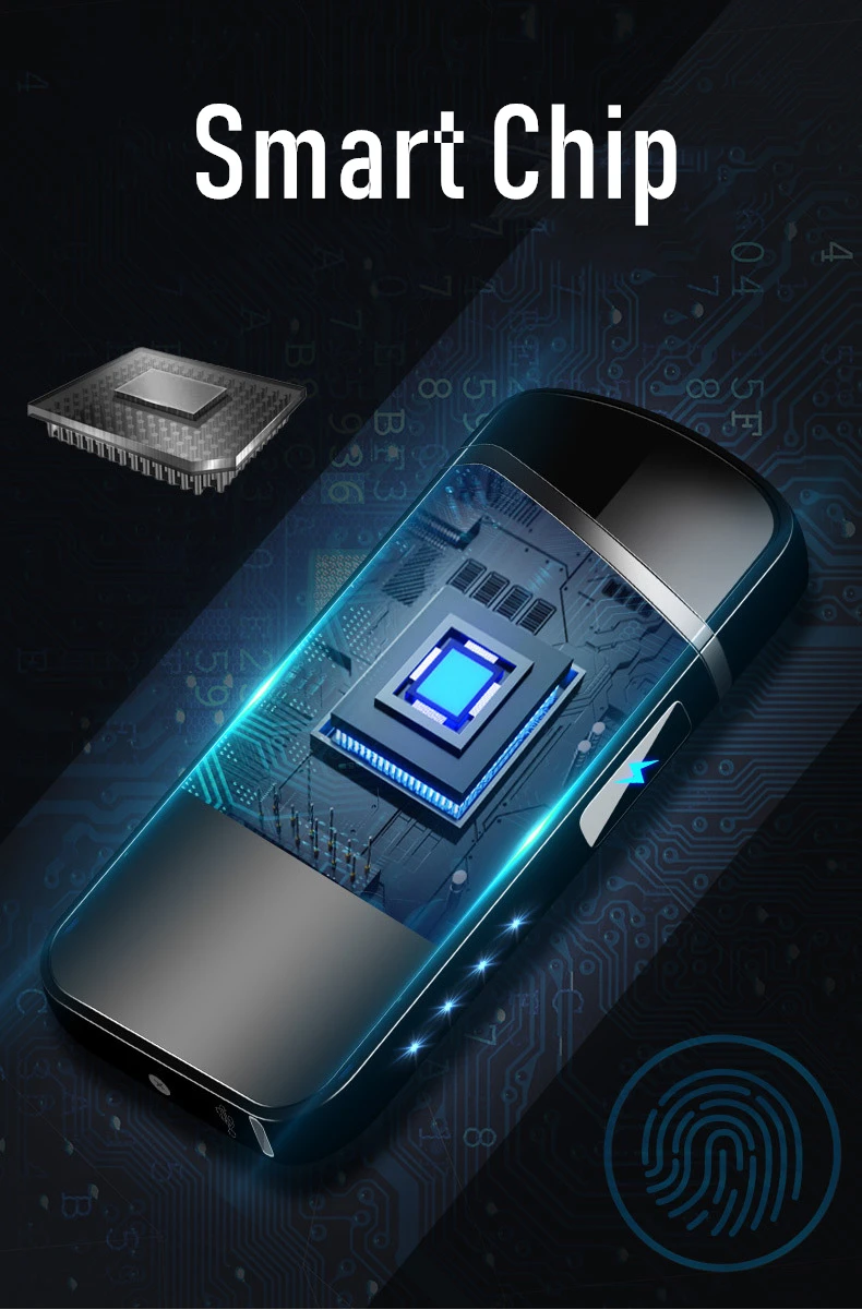 USB Зажигалка с двойной дугой металлический дисплей питания перезаряжаемая