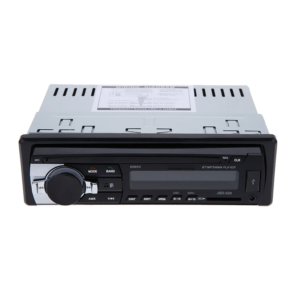 Автомагнитола BYNCG JSD520 12 В автомобильное радио Bluetooth1 din автомобильный стерео плеер