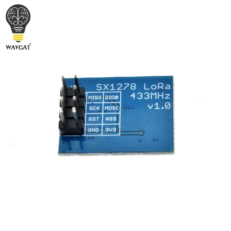 Модуль LoRa WAVGAT SX1278 433 м 10 км Стандартный беспроводной модуль Ai Thinker передача