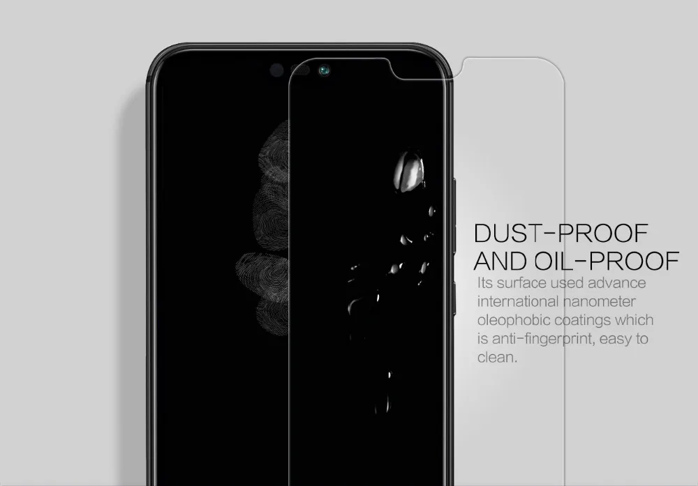 Пленка Nillkin из закаленного стекла для HUAWEI P20 Lite /Nova 3E Amazing H + Pro Nano Противоударная