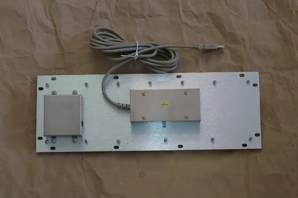 65 клавиш металлическая клавиатура с тачпадом промышленная из нержавеющей стали