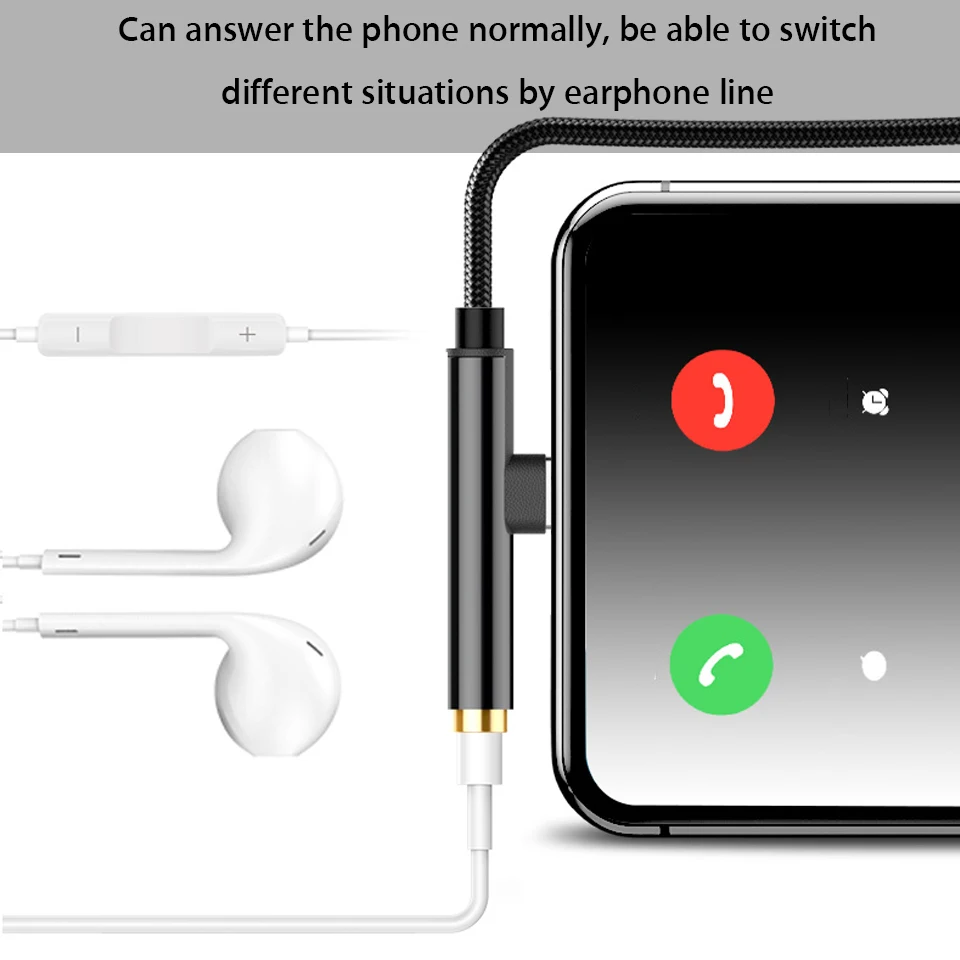 USB Type C male to 3.5mm Jack Earphone Adapter Cable AUX Audio For Xiaomi Mi 6 8 SE 6x Huawei P20 Mate 10 Pro Type-C Fast Charge | Мобильные