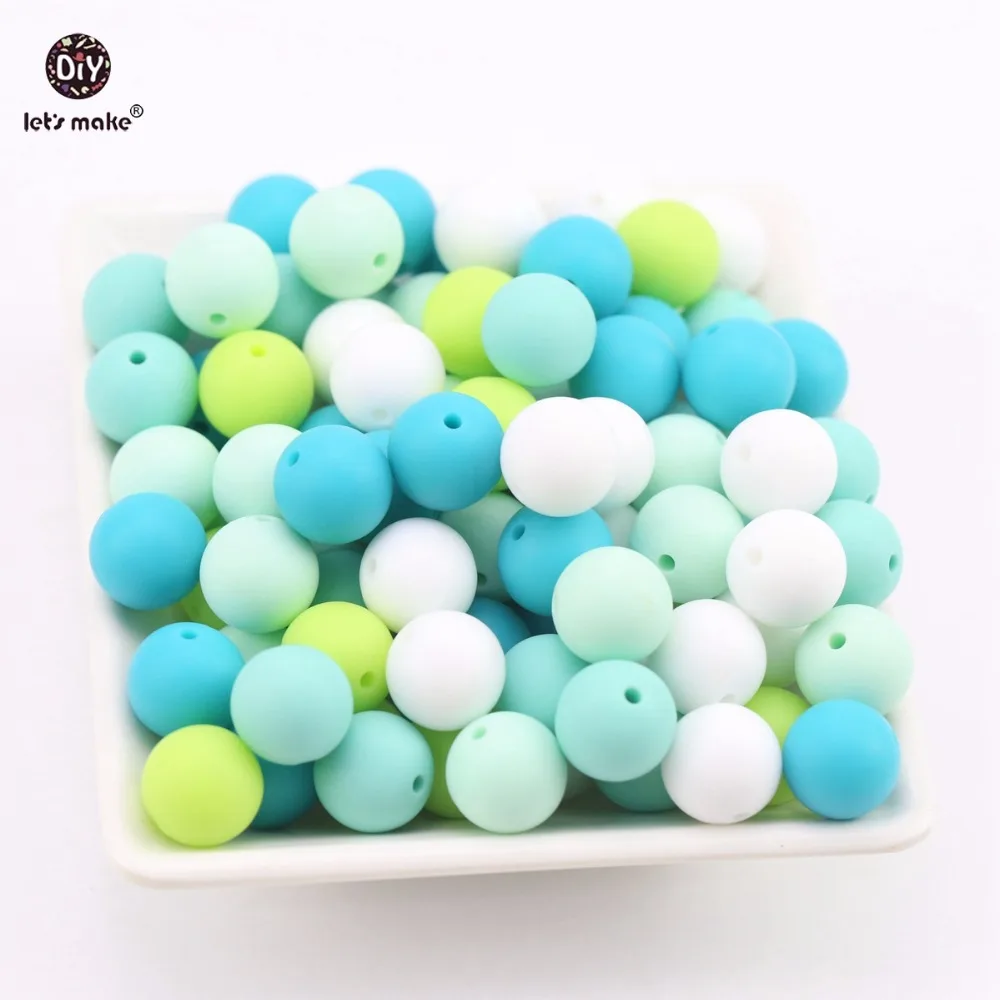 Детские Силиконовые Прорезыватели для зубов 10 шт. 15 мм|baby teether|food grade silicone teetherfood