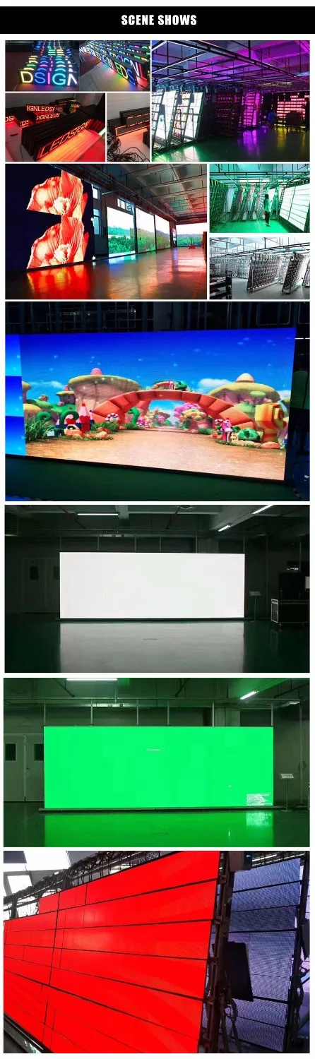 P13.33 SMD полуоткрытый RGB 7 цветов 24*12 пикселей 1/3 сканирование светодиодного блока