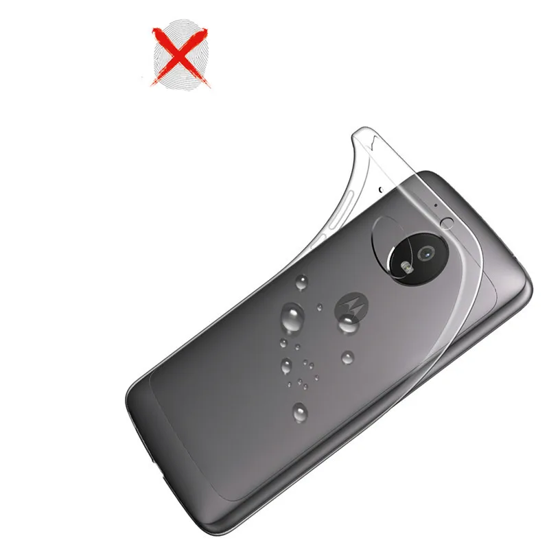 Для Motorola Moto G5 G5S + Plus чехол задняя крышка прозрачный силиконовый Мягкий ТПУ для