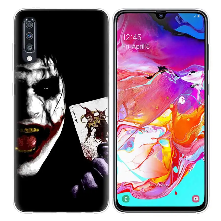 S06 Клоун Джокер установлены на заднюю панель телефона чехол для samsung Galaxy S10E S10 плюс A50 A30 A70 A40 A40S A10 A10E A20 A60 A80 A90 A20E крышка - Цвет: S06