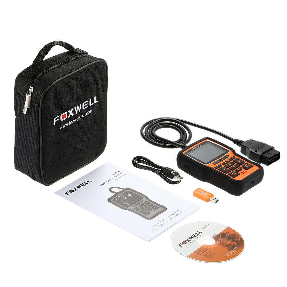 2016 Новое Прибытие FOXWELL NT510 OBDII авто диагностический сканер multi-системы Code Reader