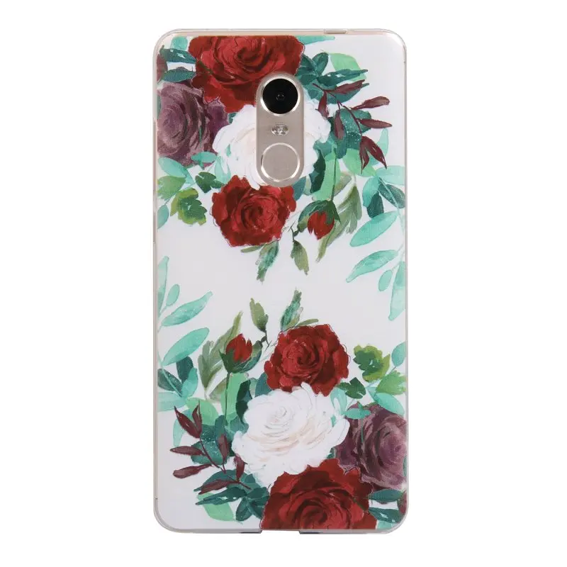 Для Xiaomi Redmi Note 4 x мягкий чехол TPU для Coque 4X Силиконовый гель телефона обложка пейзаж