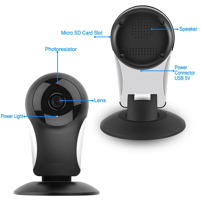 Wetrans Wi Fi CCTV аудио камера домашней безопасности HD 960 м P 10 ИК ночного видения P2P