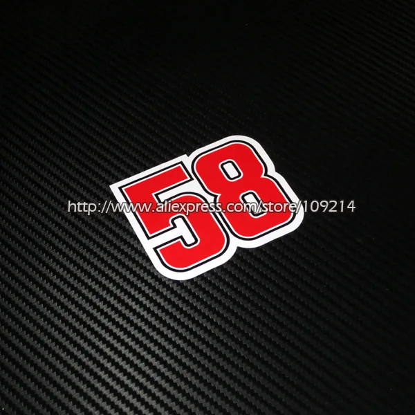 58 Simoncelli водонепроницаемые наклейки на шлем мотоцикла мотора велосипеда