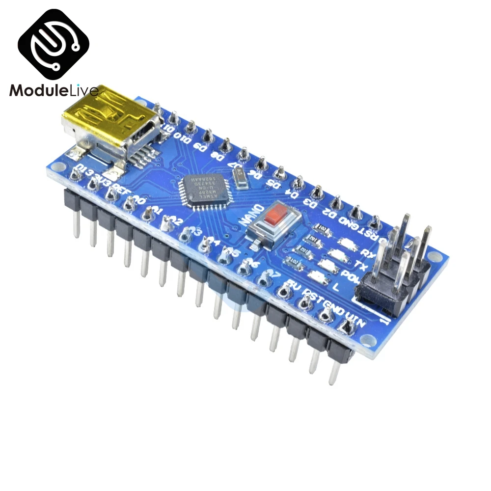 Плата микроконтроллера MINI USB NANO V3.0 CH340 CH340G 5 в 16 м Atmega328 ATmega328P для Arduino Nano 3 0 MEGA328 Pro
