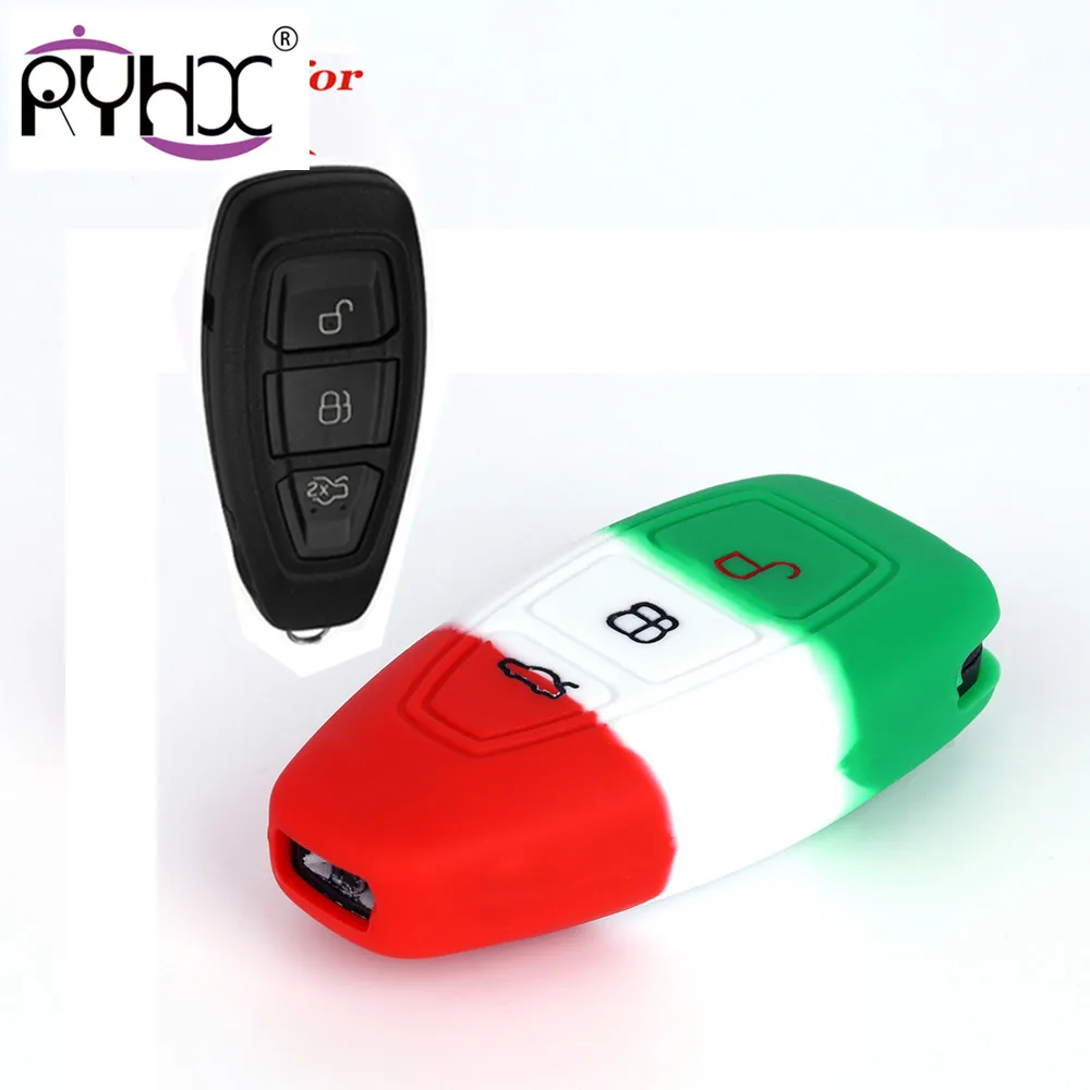 Colorized American flag RYHX manufacturers auto car silicone key case cover with cheap price For Mondeo | Автомобили и мотоциклы